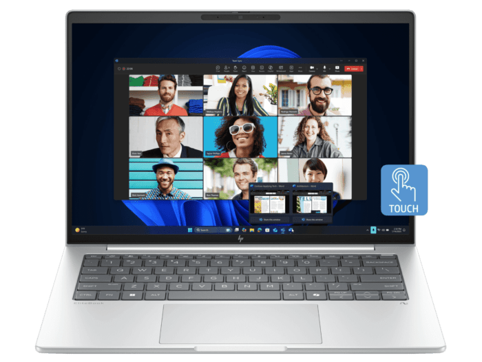 HP EliteBook 8 G1i 35.6 cm (14) Notebook Next Gen AI PC, Silver - 35.56 cm (14) - Glacier silver (BQ9H6PT)